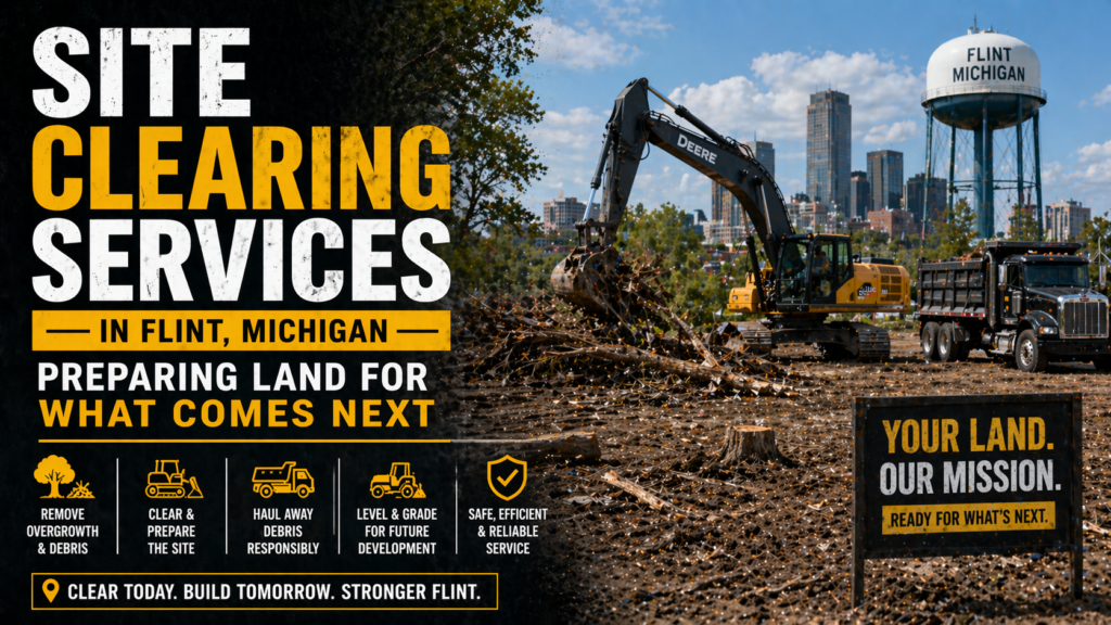 Site Clearing Services in Flint, Michigan: Preparing Land for What Comes Next